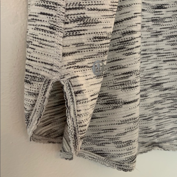 Lululemon 105 F Singlet in Tiger Space Dye Black White - Picture 7 of 7